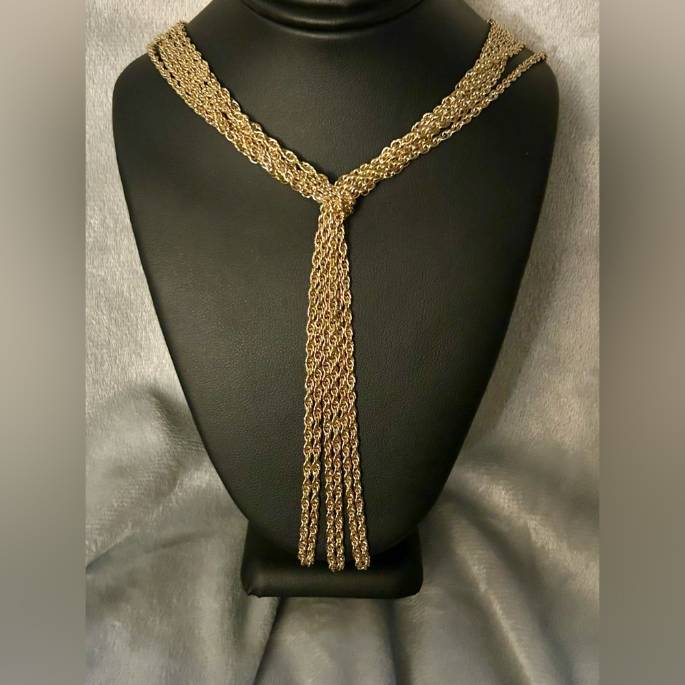 Vintage Monet Rope Chain Necklace